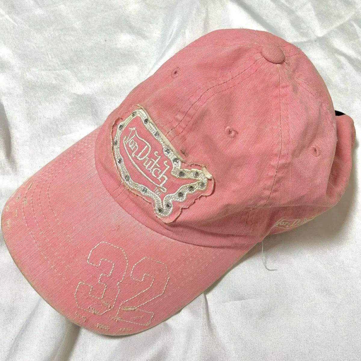 大隊長 ヴィンテージ ストロベリーミルク グランジ Von Dutch(ボンダッチ) ボールキャップ