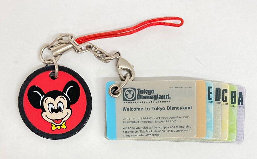 Disney - ディズニーランド25周年記念ストラップ 3個セットの