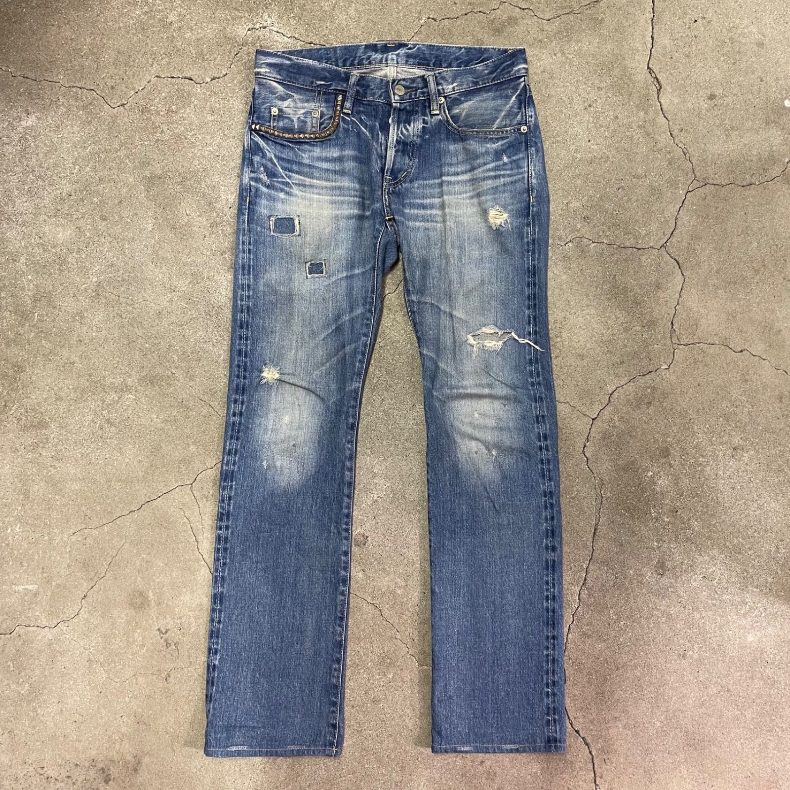 HYSTERIC GLAMOUR 小窓 SP加工 セルビッチ デニム 0222AP14