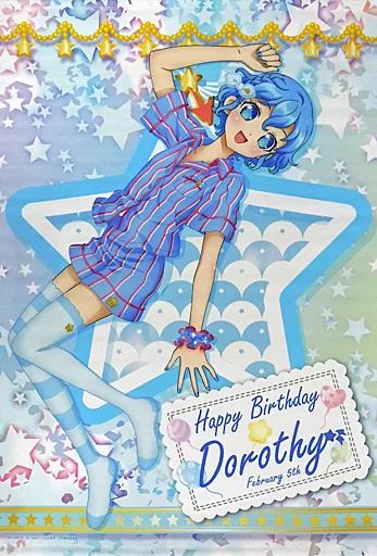 プリパラ ドロシー 等身大タペストリー 中古】タペストリー ドロシー・ウェスト 描きおろしB2