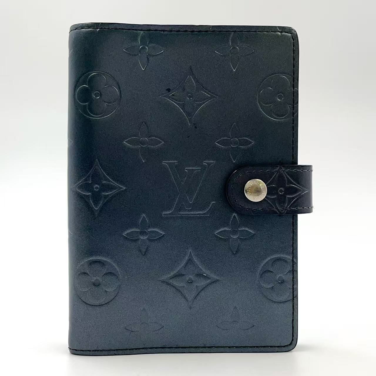 LOUIS VUITTON アジェンダPM モノグラムマット レザー ネイビー