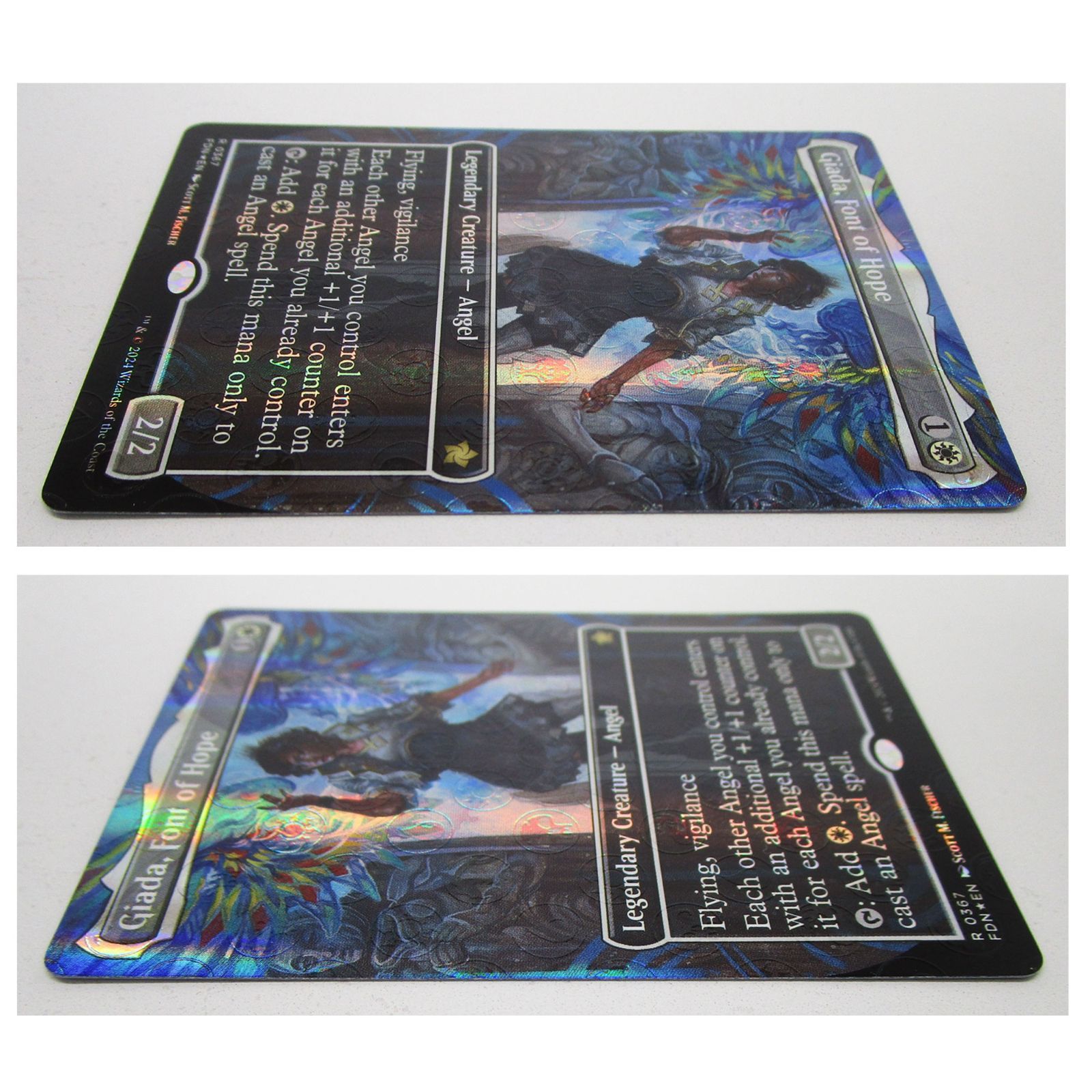 MTG 希望の源、ジアーダ Giada, Font of Hope 0367 ボーダーレス 英語