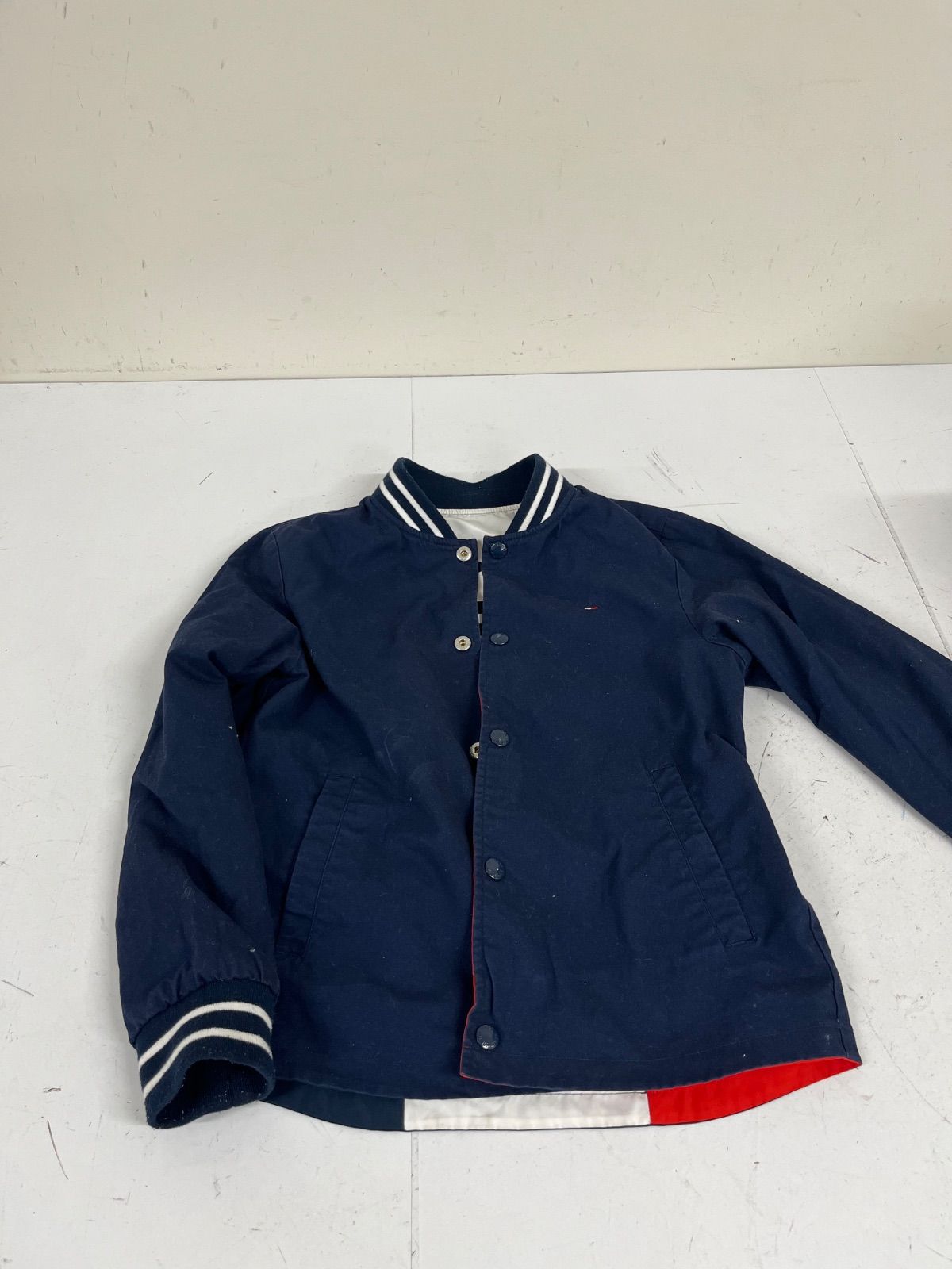 ✿✾チュン✾✿ 　新品140　ミッキーリバーシブルクレイジージャケット ✿✾チュン✾✿ 新品140 ミッキーリバーシブルクレイジー