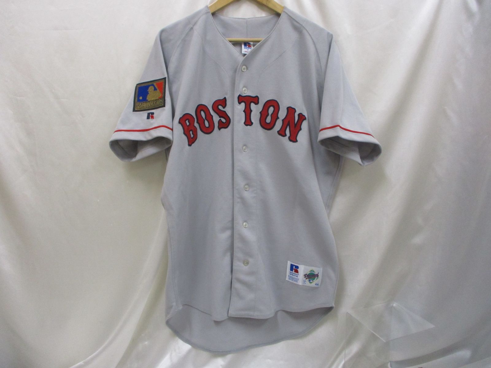 【三沢店ID:00001】【サイズ44】＃21 グレー MLB Boston Gray ボストン Roger Clemens Unsigned  レッドソックス RED SOX  ユニフォーム