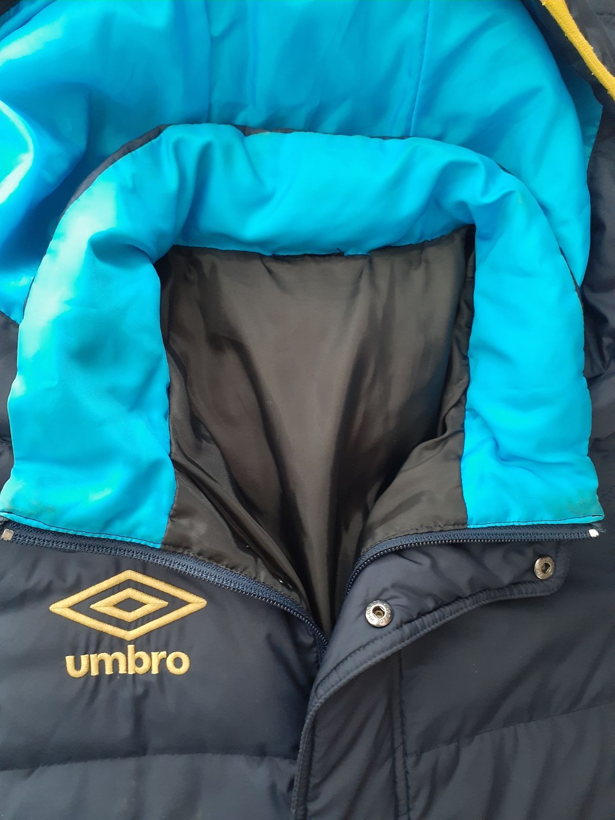 UMBRO - アンブロ　ダウンベンチコート　150 美品 UMBRO アンブロ ダウン ベンチコート 150 ジュニア キッズ
