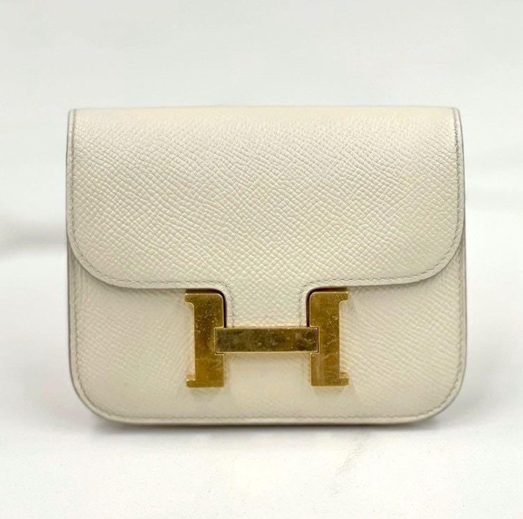 エルメス コンスタンス スリム エプソン クレ 折り財布 Z刻印