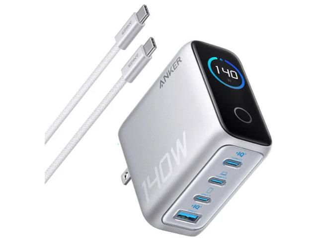 4営業日で発送 B2697N41 Anker Charger 140W 4 Ports with USB-C ＆ USB-C ケ