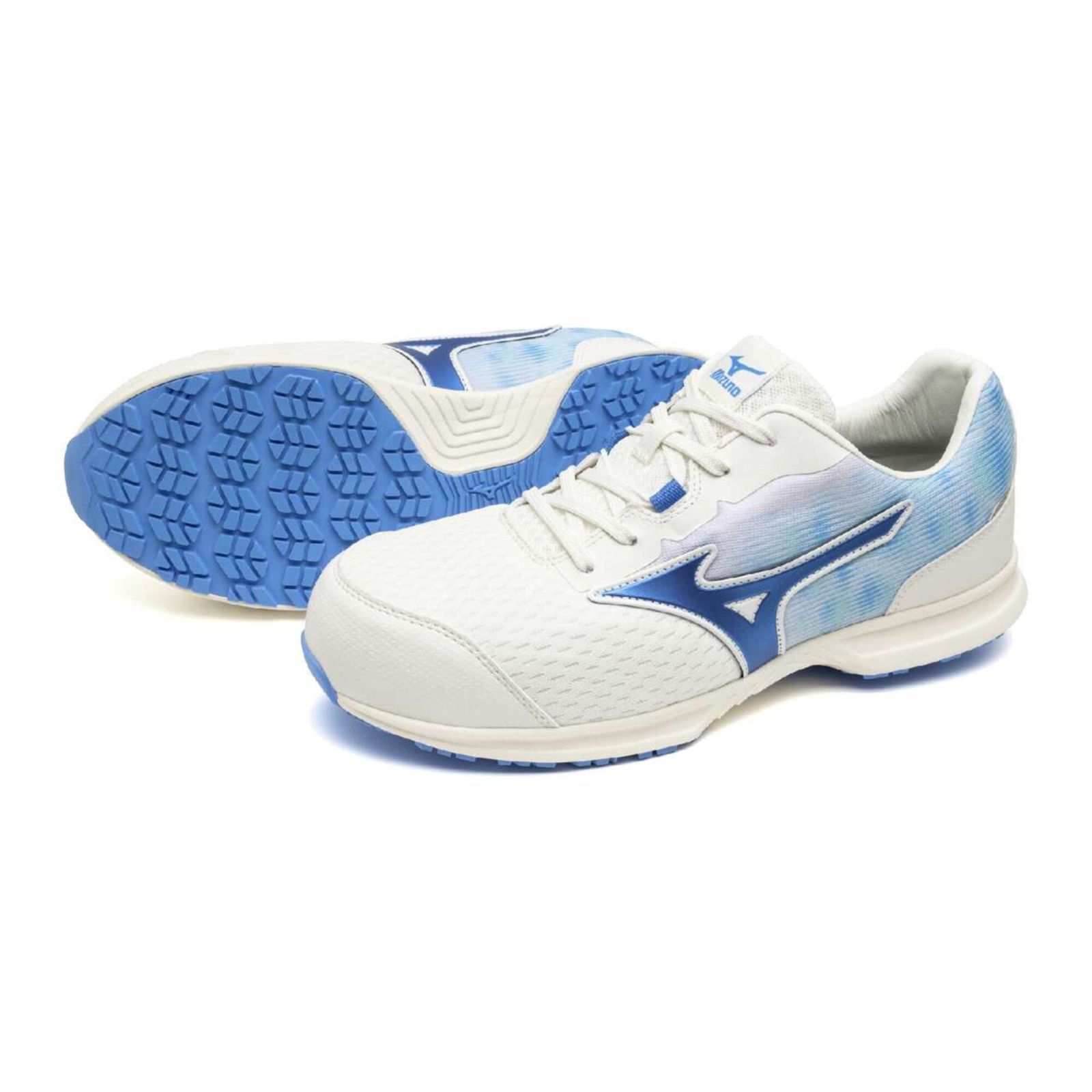 MIZUNO LL11L F1GA250204 スノーホワイト×ブルー ミズノ 安全靴 