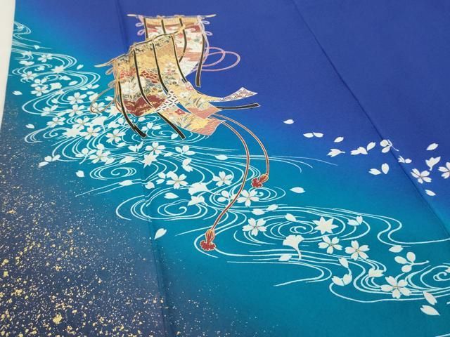 正絹　華やかな花柄の振袖フルセット　大幅値下げしました! セール】 仕立付き 正絹振袖 フルセット32点 白色 くすみ色 花柄