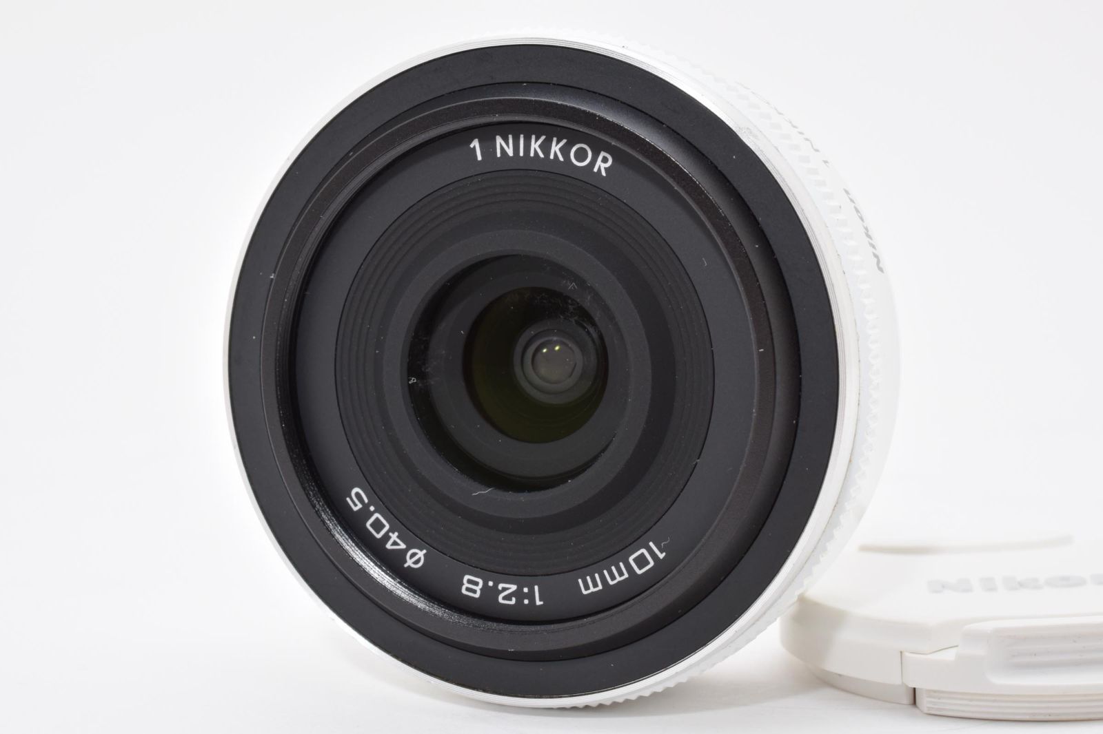ニコン Nikon 1 NIKKOR 10 mm F 2 8 ホワイト 前後キャップ付属 LL 38 5711