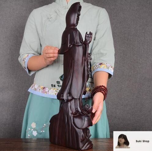 中国美術 仏教美術 細密木彫 菩薩 仏像 共箱 中国美術 仏教美術 細密木彫 菩薩 仏像 共箱