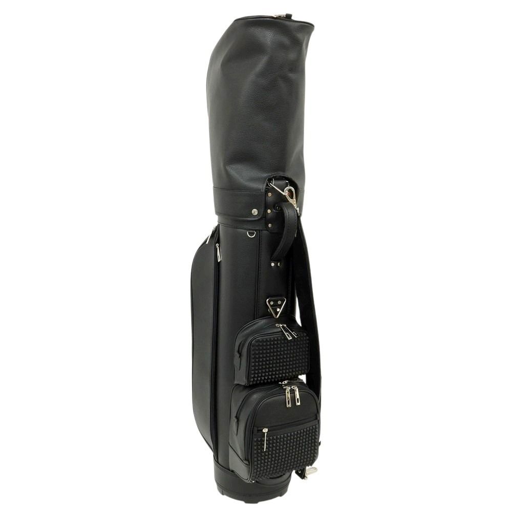 【中古】【未使用】ボンジャポネ BONJAPONE × KOYAMA GOLF BAG FACTORY LEOPARD レザー スタッズ ゴルフバッグ ブラック【ユニセックス】 中古】【未使用】ボンジャポネ BONJAPONE × KOYAMA GOLF BAG