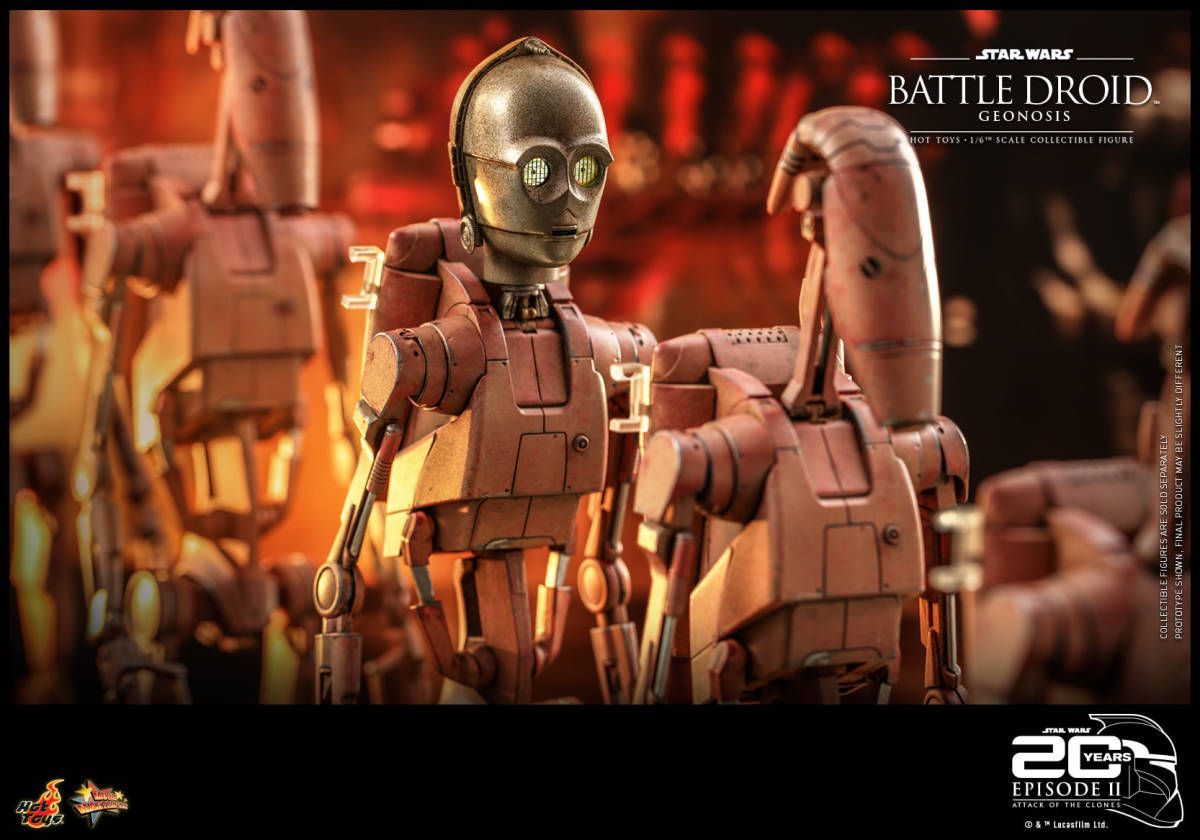 ☆新品未開封☆HOTTOYS ホットトイズ１／６ MMS649 スター・ウォーズ クローンの攻撃 バトル・ドロイド battle droid  フィギュア - メルカリ