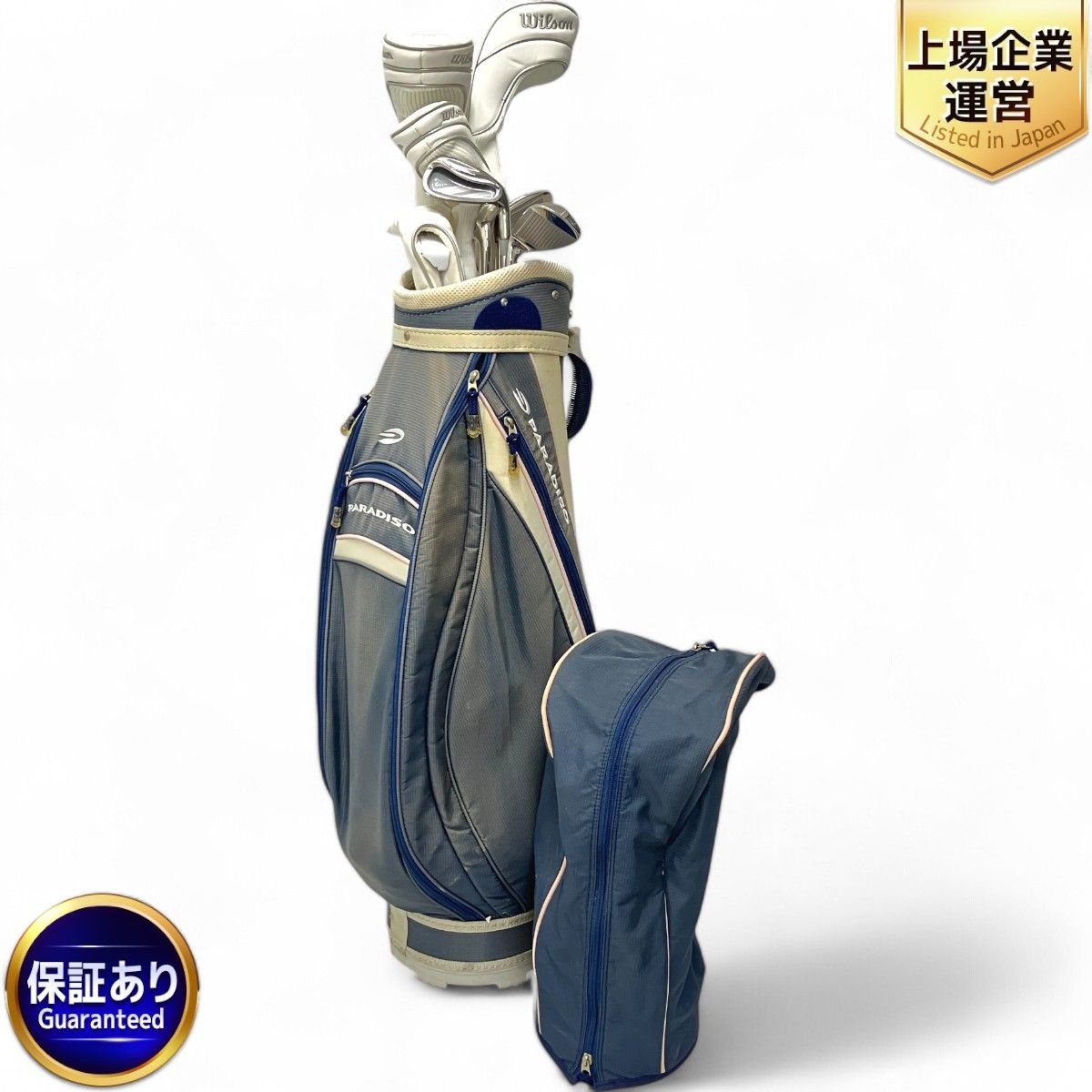 Wilson レディース クラブセット TIARA MODA 8本セット カーボンレディース ウィルソン 中古 美品 Z9550406