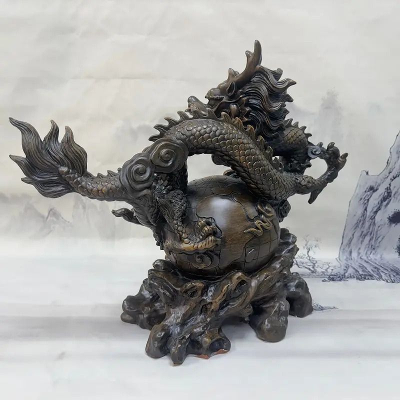 置物 装飾品 フィギュア オブジェ オーナメント ドラゴン 龍