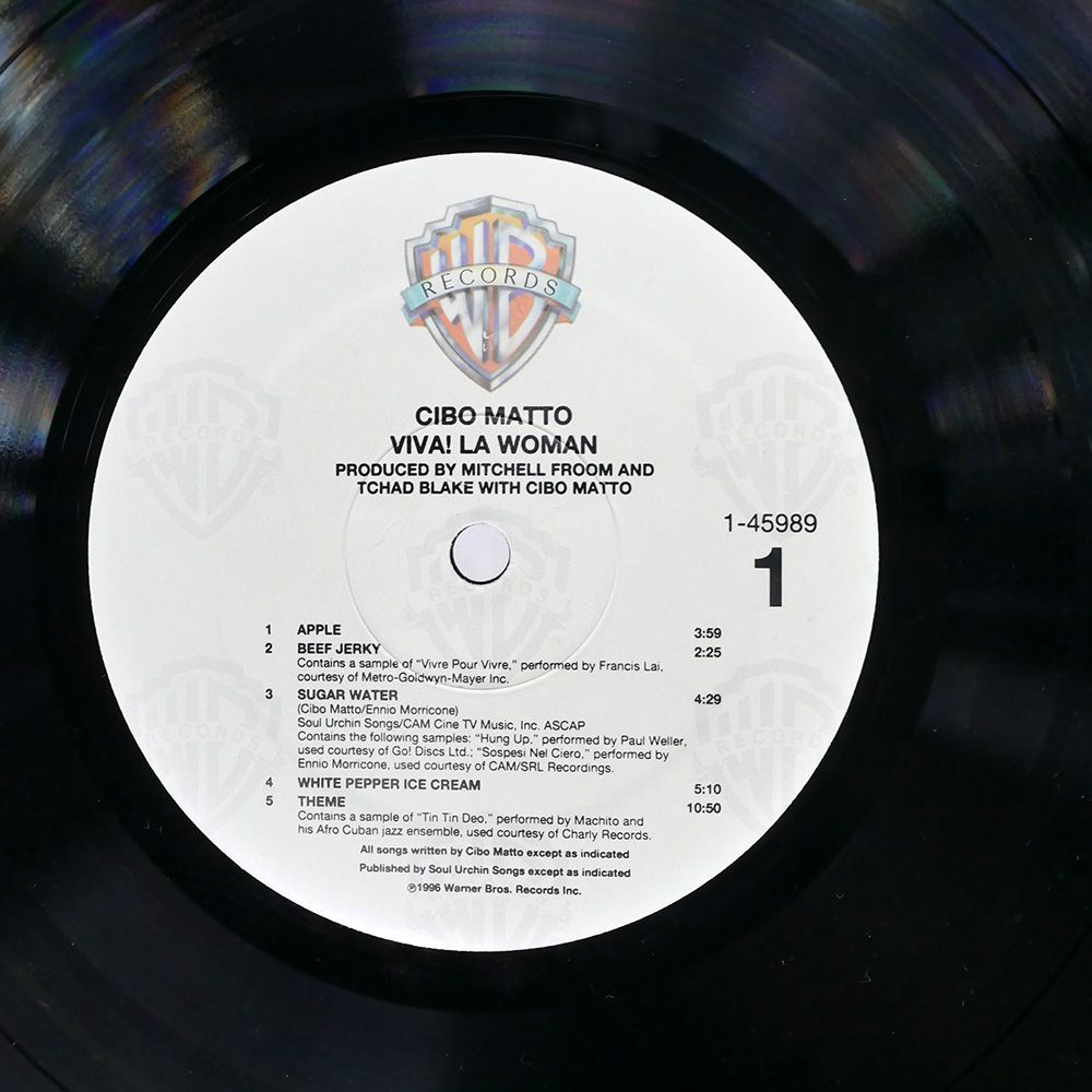 US盤 CIBO MATTO/VIVA LA WOMAN/WARNER BROS. 9459891 LP Viva! La
