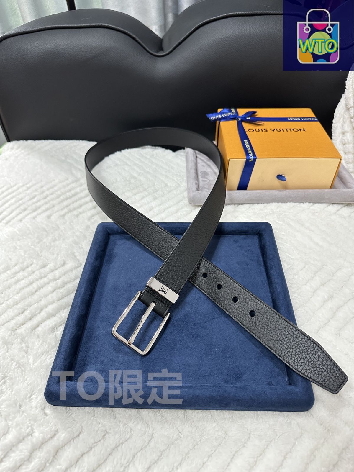 Louis Vuitton レザー ベルト ベルト・LV アイコニック 20MM リバーシブル モノグラム｜ルイ