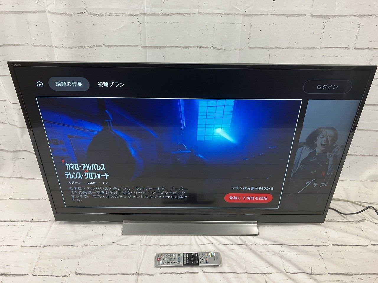 状態良好 TOSHIBA 東芝 トウシバ REGZA 49BZ710X 49V型 4K 液晶テレビ