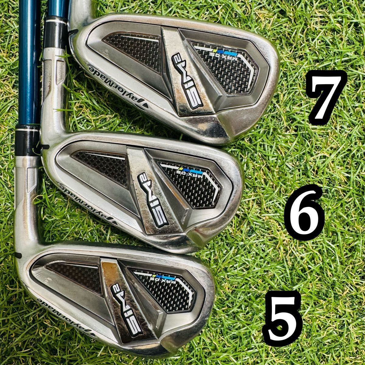 【良品】テーラーメイド シムツーマックス メンズアイアンセット 7本 R 初心者推奨】テーラーメイド シム2マックス メンズアイアンセット 7本