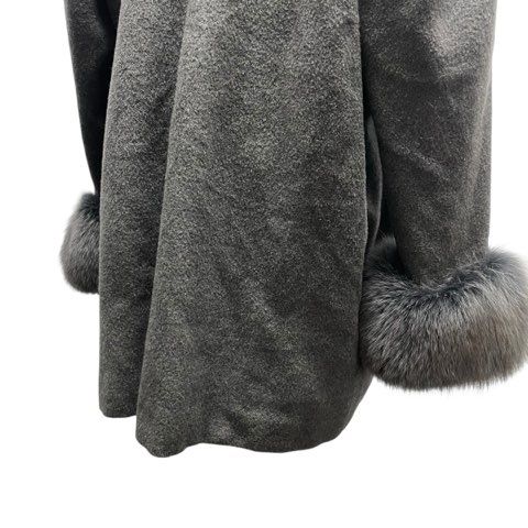 ハーフコート カシミヤ混