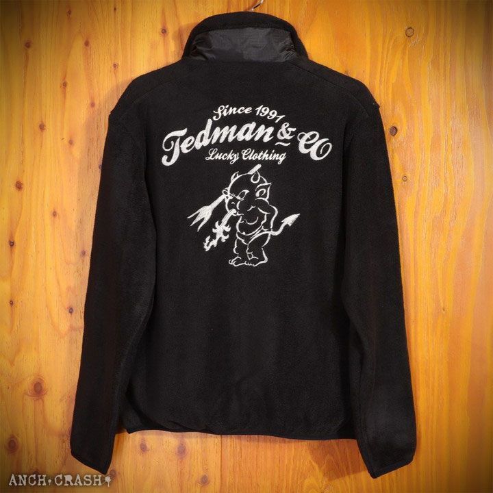 TEDMAN テッドマン フリースジャケット TDFJ-100 ブラック エフ商会