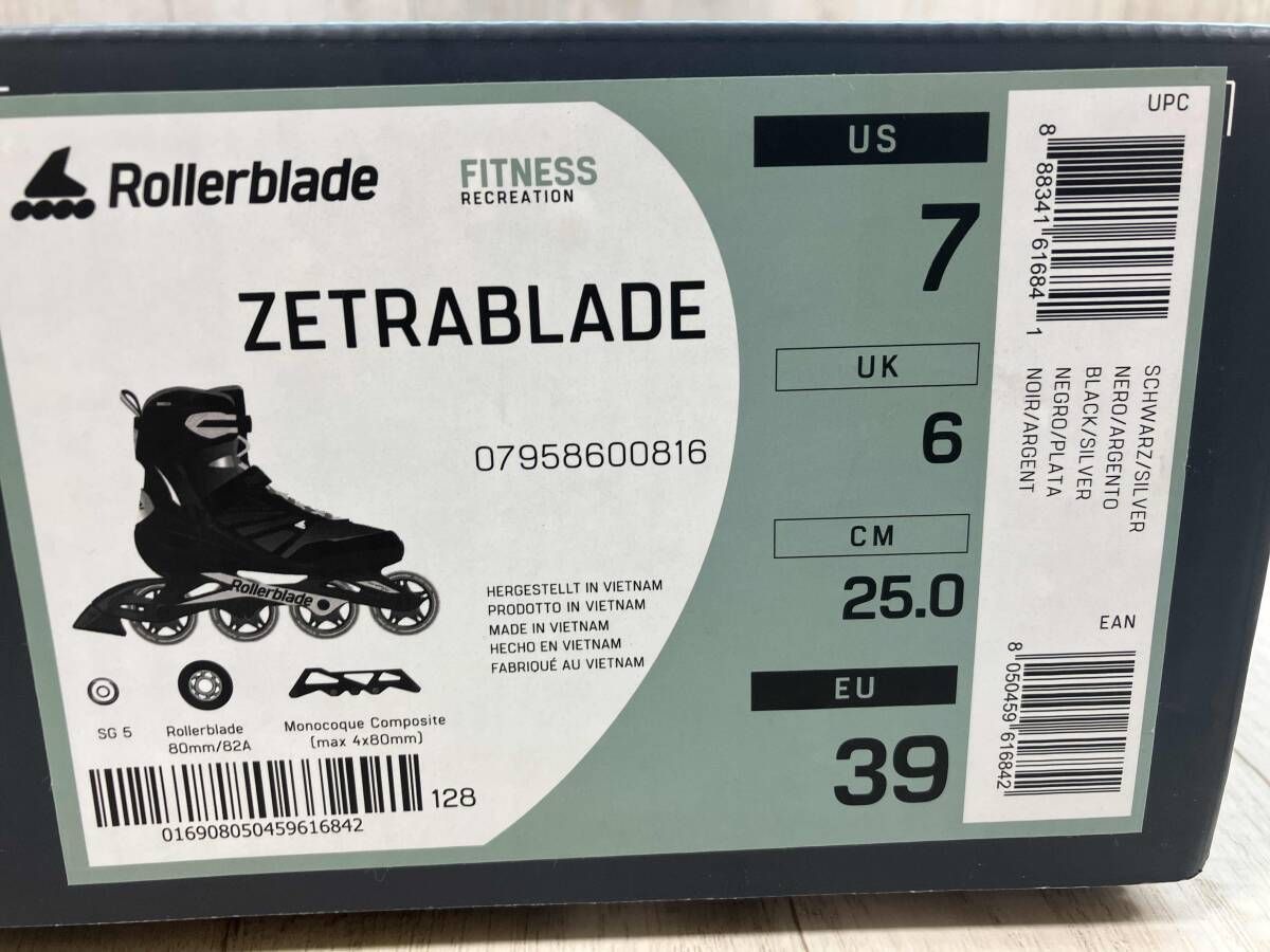 ROOLER BLADE ZETRA BLADE インライン ローラースケート 25cm スポーツ