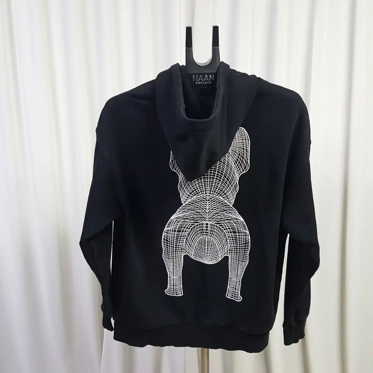 ライフワーク フードTシャツ (黒色)