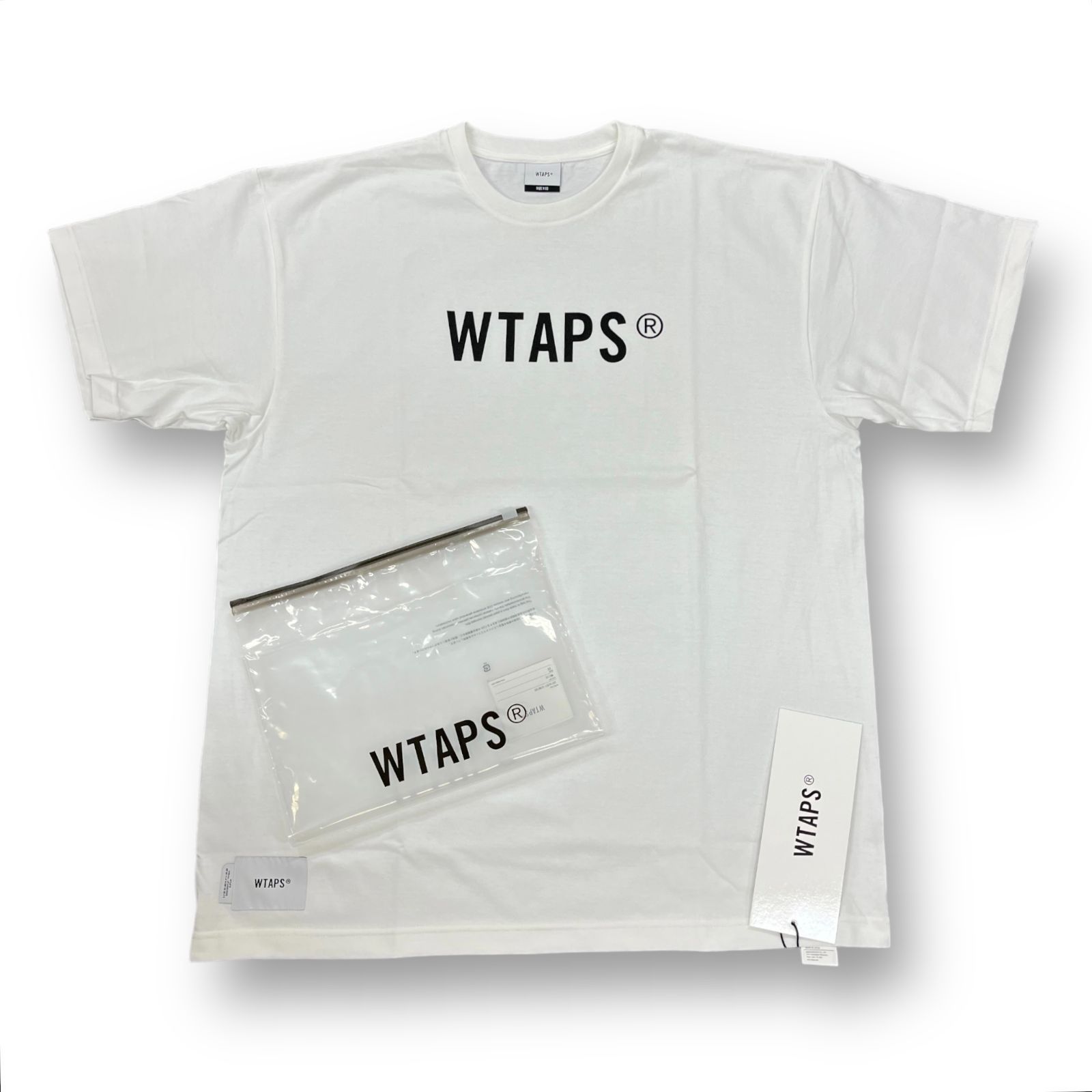 WTAPS SIGN Tシャツ　ホワイト　XLサイズ　ダブルタップス