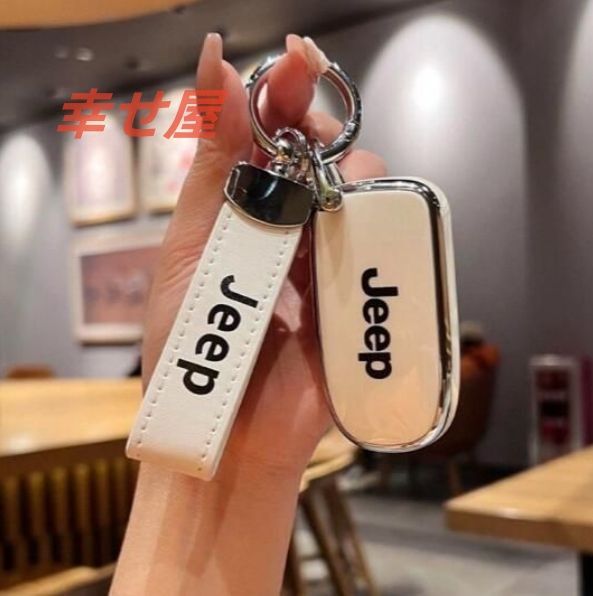 Jeep専用 キーケース 金属製 ジップ キーカバー キーホルダー