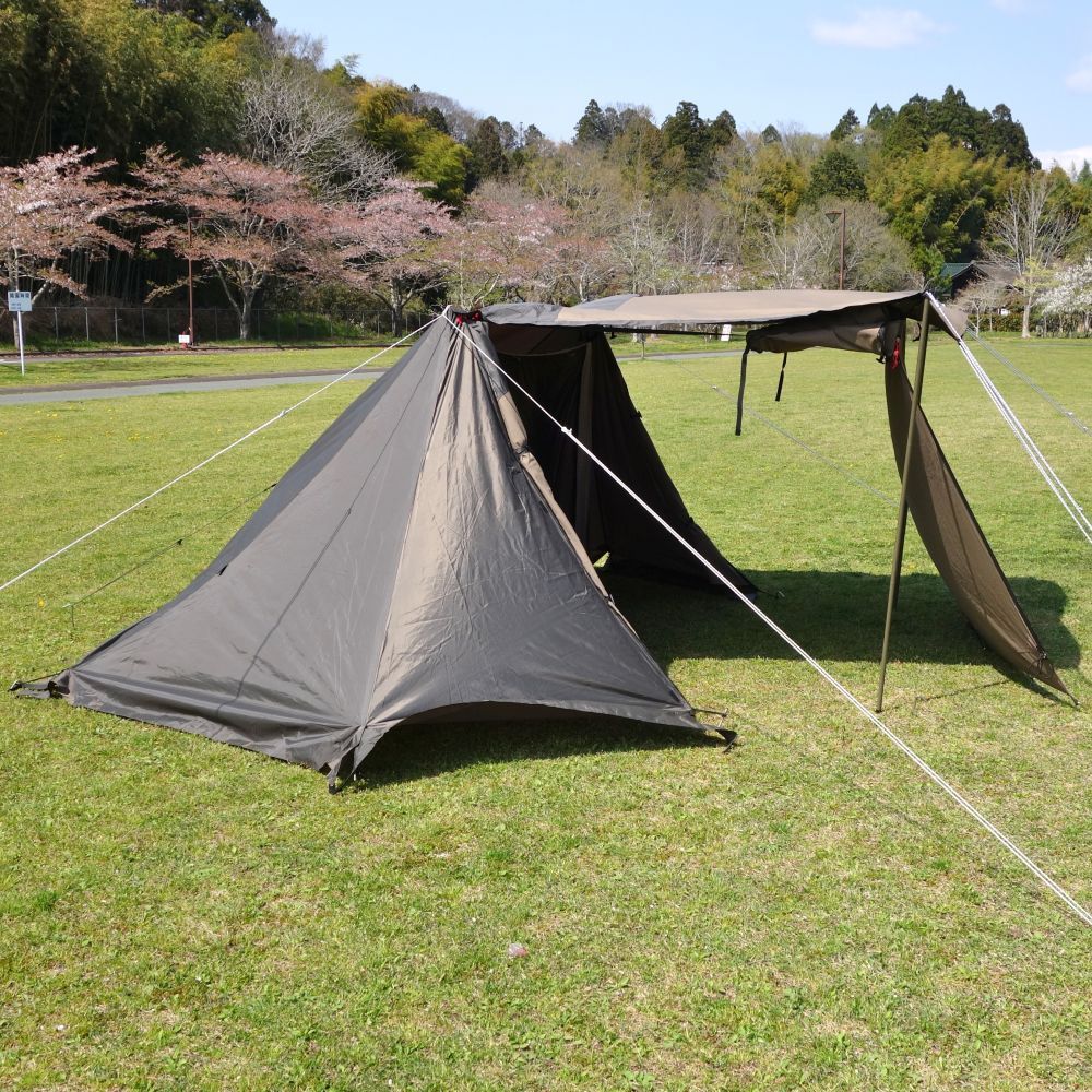 美品 テンマクデザイン tent-Mark DESIGNS 大炎幕 前幕 スタンダードインナー セット パップテント キャンプ アウトドア Amazon | テンマクデザイン 大炎幕 スタンダードインナー