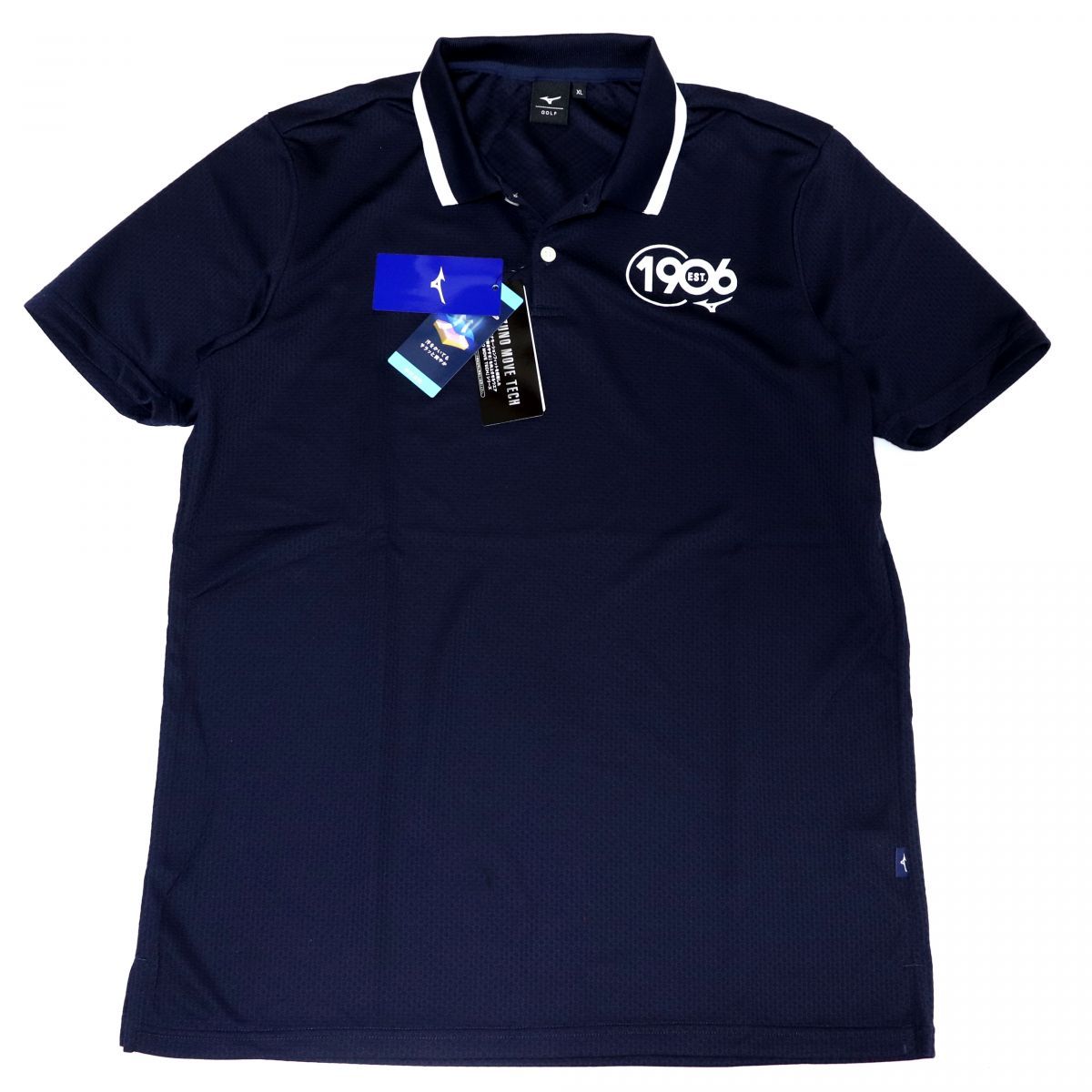 新品未使用　MIZUNO GOLFポロシャツ　2XL ○送料390円可能商品 ミズノ ゴルフ MIZUNO GOLF 新品 吸汗速乾