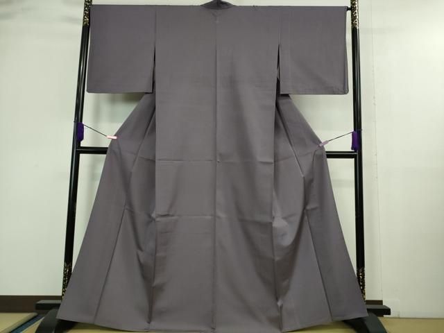 平和屋着物 上 色無地 単衣 紫苑色 ♥ DZAA9836kh5