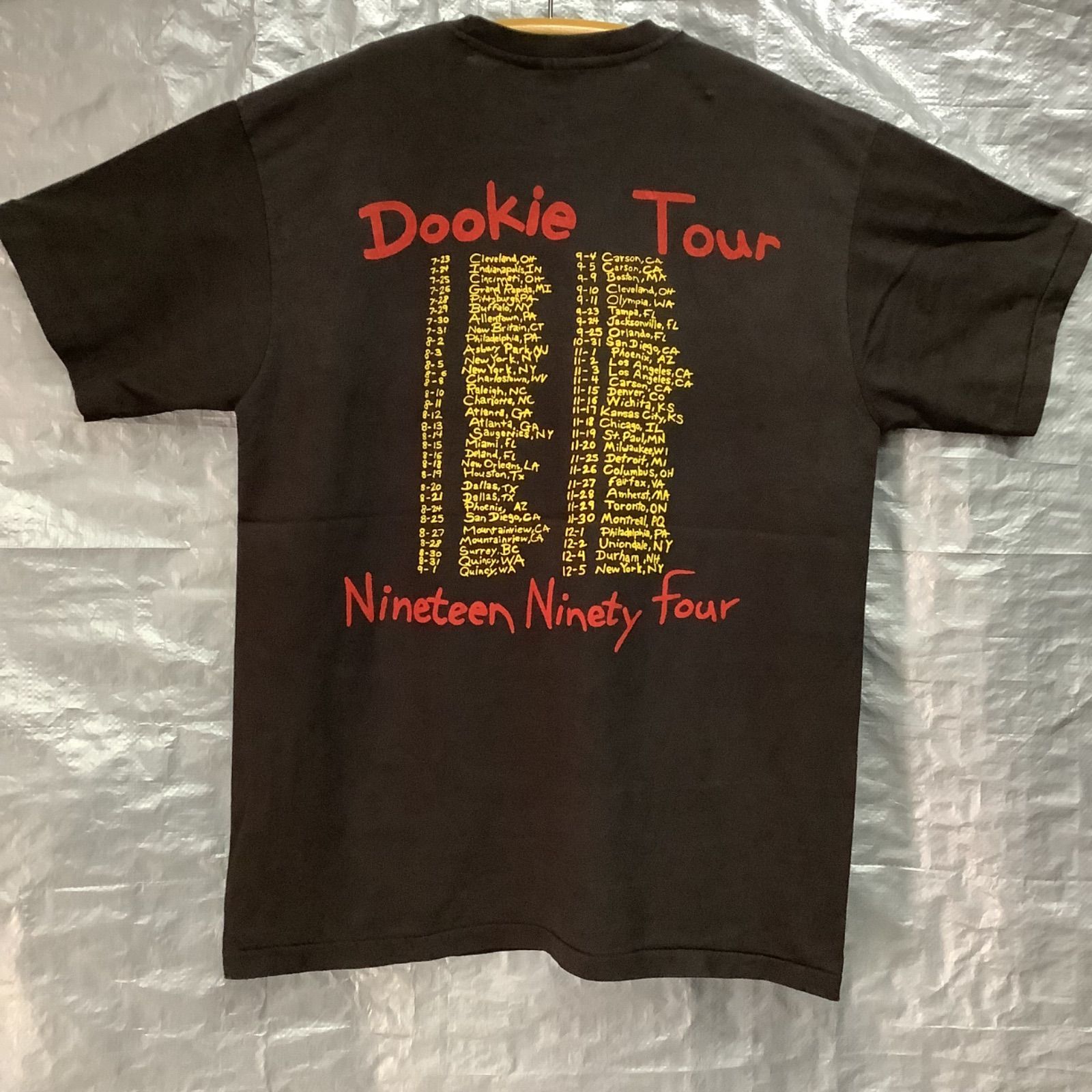 Tシャツ XLサイズ Lサイズ GREEN DAY Dookie Tour 1994 グリーン
