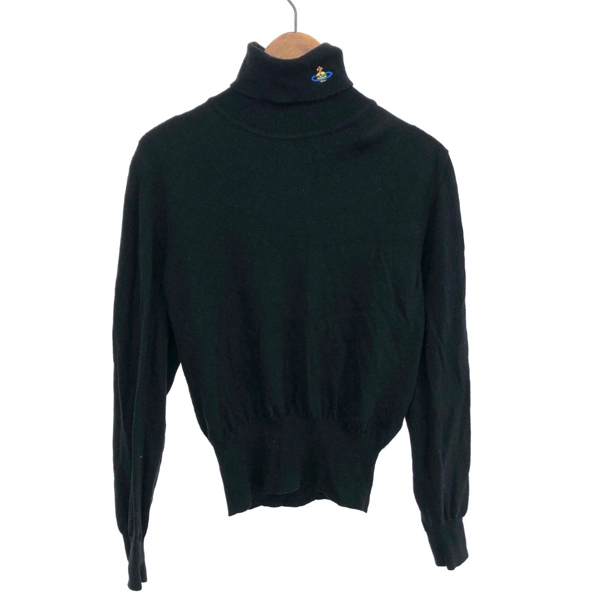 Vivienne Westwood MAN ヴィヴィアンウエストウッドマン ハイネック長袖 ニット サイズ:S  ブラック  メンズ 　241006002006 Vivienne Westwood MAN ヴィヴィアンウエストウッドマン ハイネック