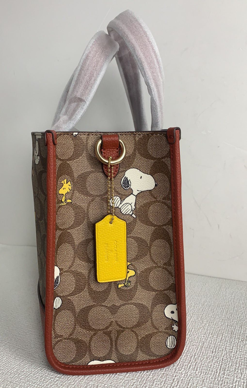 新品☆コーチ/COACH バッグ CE862 COACH X PEANUTS トートバッグ ショルダーバッグ レディース手提げバッグ