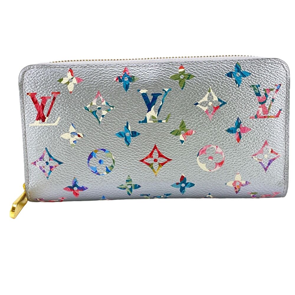 LOUIS VUITTON/ルイヴィトン ビトン M81765 ジッピーウォレット ガーデン ラウンドファスナー モノグラム レザー 長財布