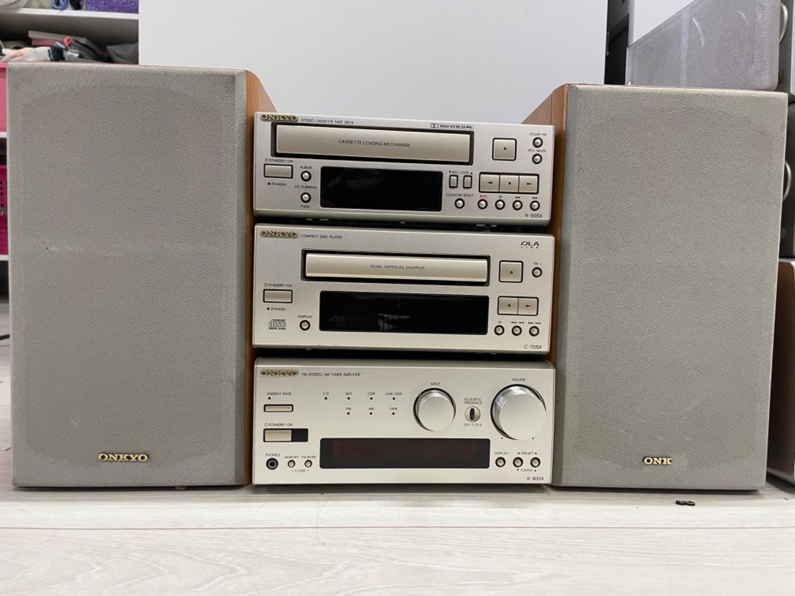 オンキョー ONKYO INTEC コンポ スピーカー オンキョー ONKYO INTEC コンポ スピーカー - メルカリ