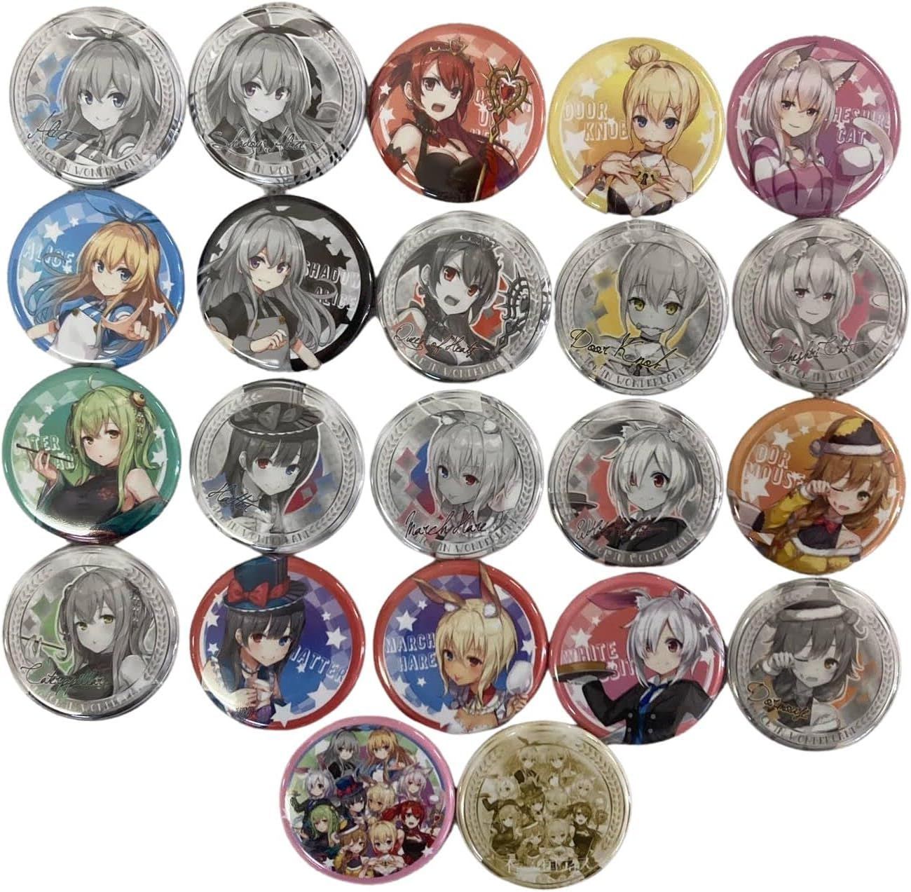 Vtuber 【不思議の国のアリス】公式グッズ 缶バッチ 竹花ノート えーる