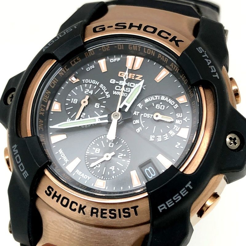 G-SHOCK ジーショック GS-1100BR-1A GIEZ クロノグラフ 電波ソーラー