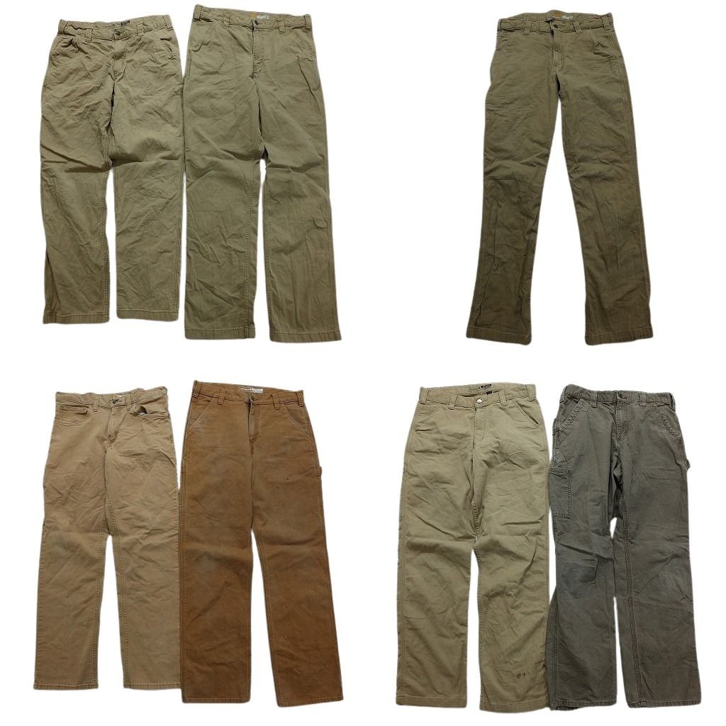 古着卸 まとめ売り カーハート Carhartt ダック ペインター パンツ 7枚セット メンズ 32 |33 |34 ワーク ツールポケット 古着 NB9779