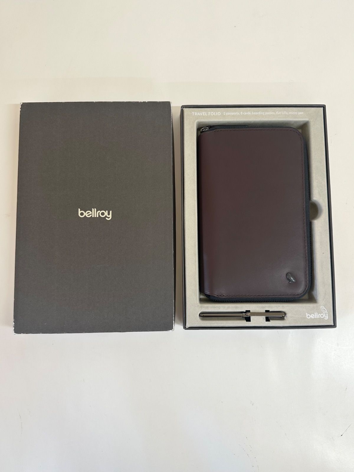 ♥ BELLROY WTFB パスポートケース カードケース 札入れ シンプル Travel Folio Second Edition DPM-301 DeepPlum O|S