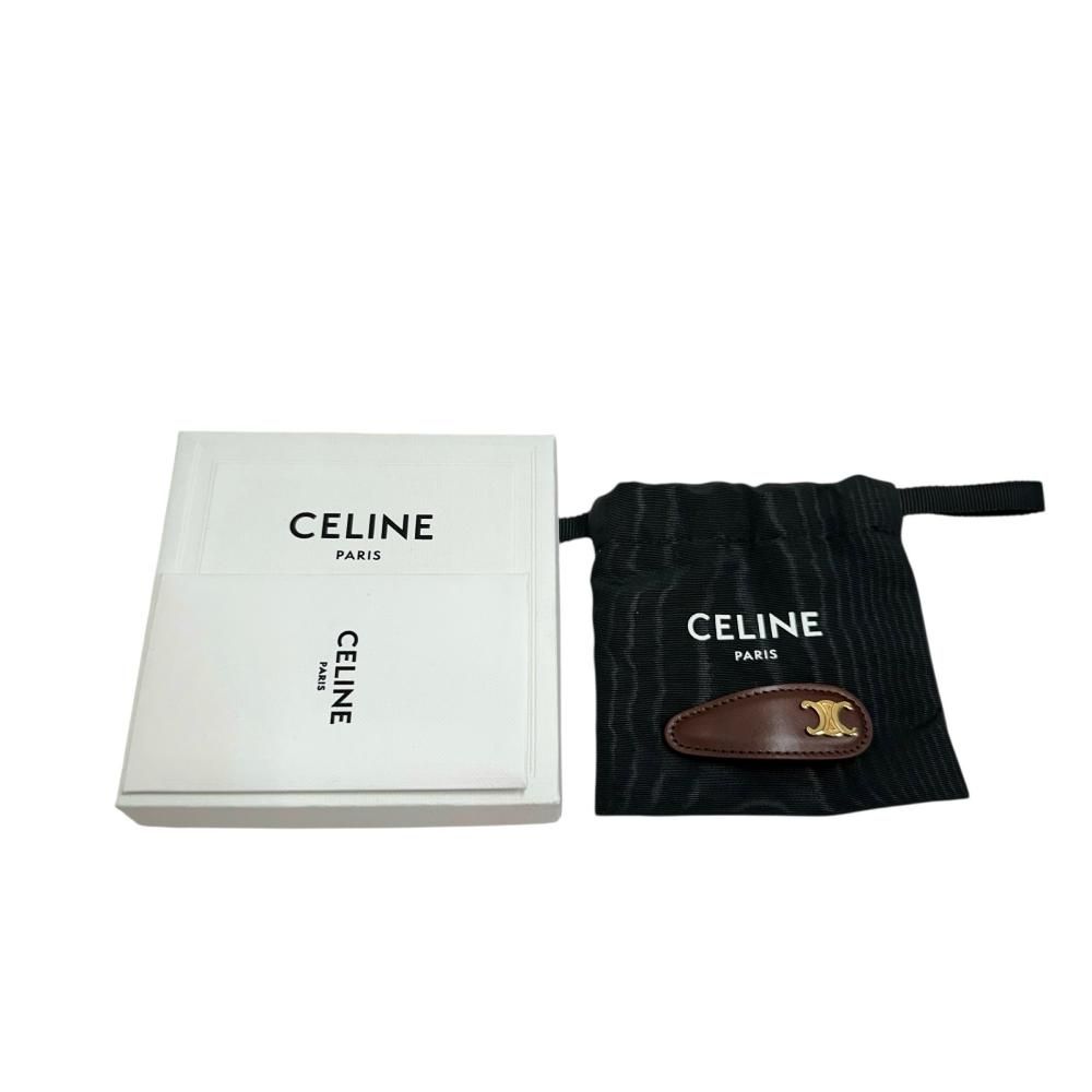 CELINE ブラウンレザー小物 髪留め 新品同様 CELINE ブラウンレザー小物 髪留め 新品同様 楽天市場】CELINE