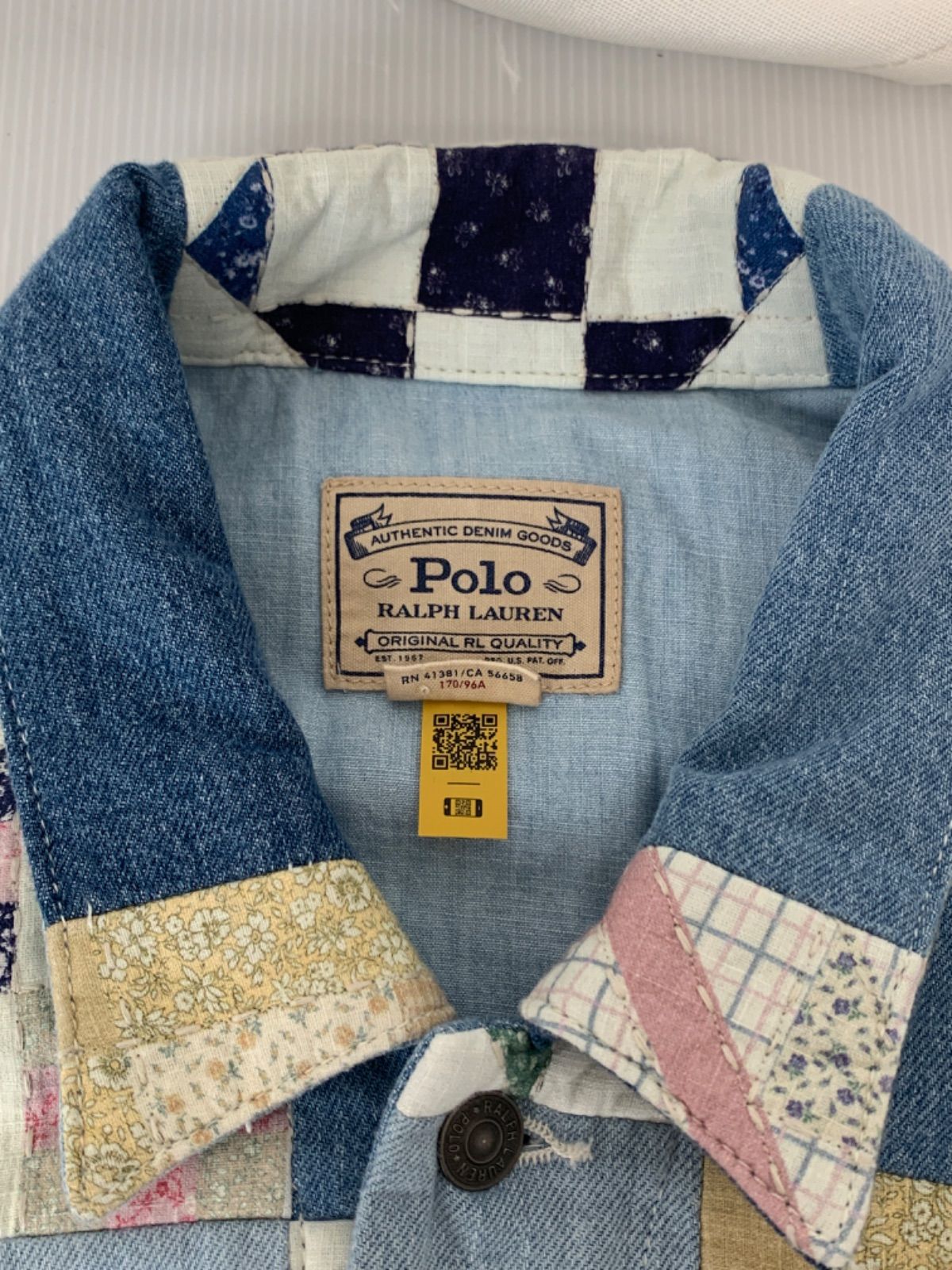 ラルフローレン パッチワークデニムジャケット MM0627-5 - メルカリ