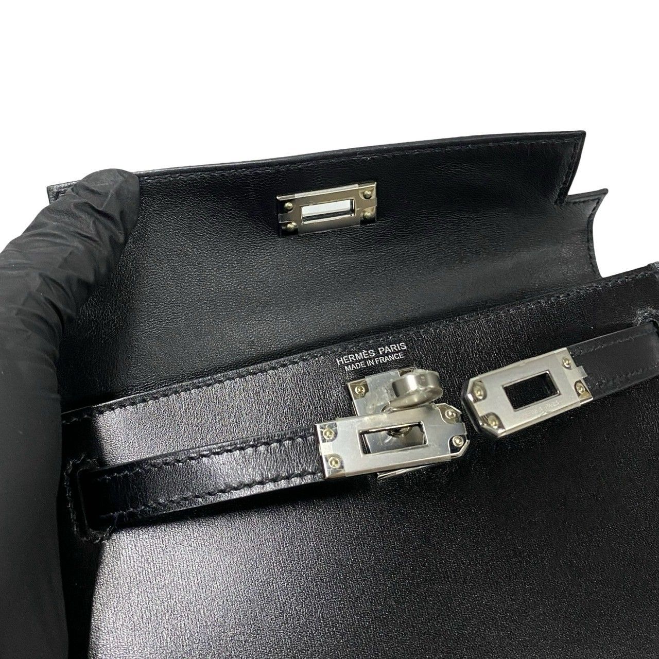 未使用保管品 箱 袋付 HERMES エルメス ミニ ケリー2 20 ボックス  