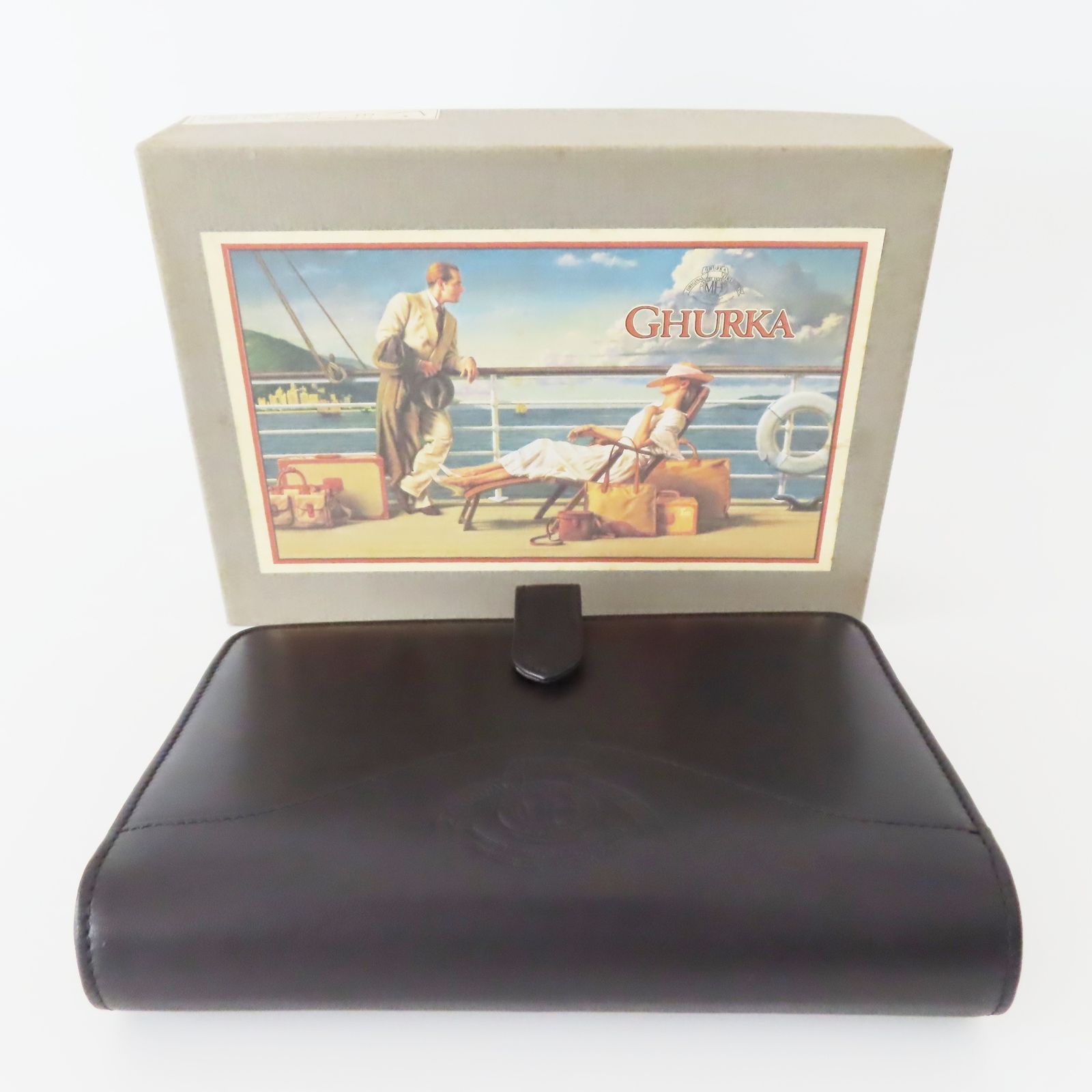 M09 GHURKA グルカ レザー 手帳ケース アドレス帳 ブラック - メルカリ 