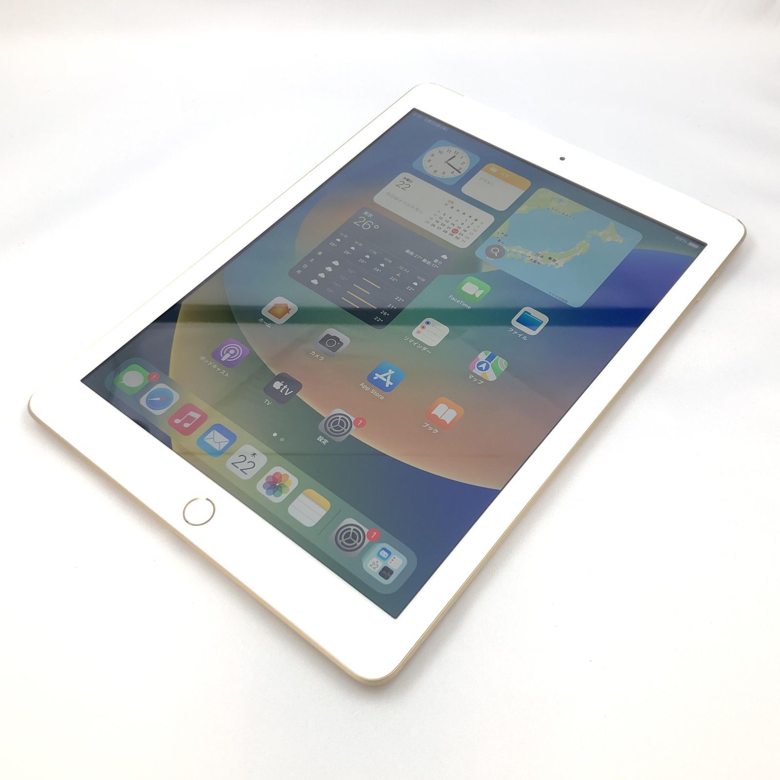 キズあり品】iPad (第5世代) Wi-Fi + Cellular/32GB/359456083208828