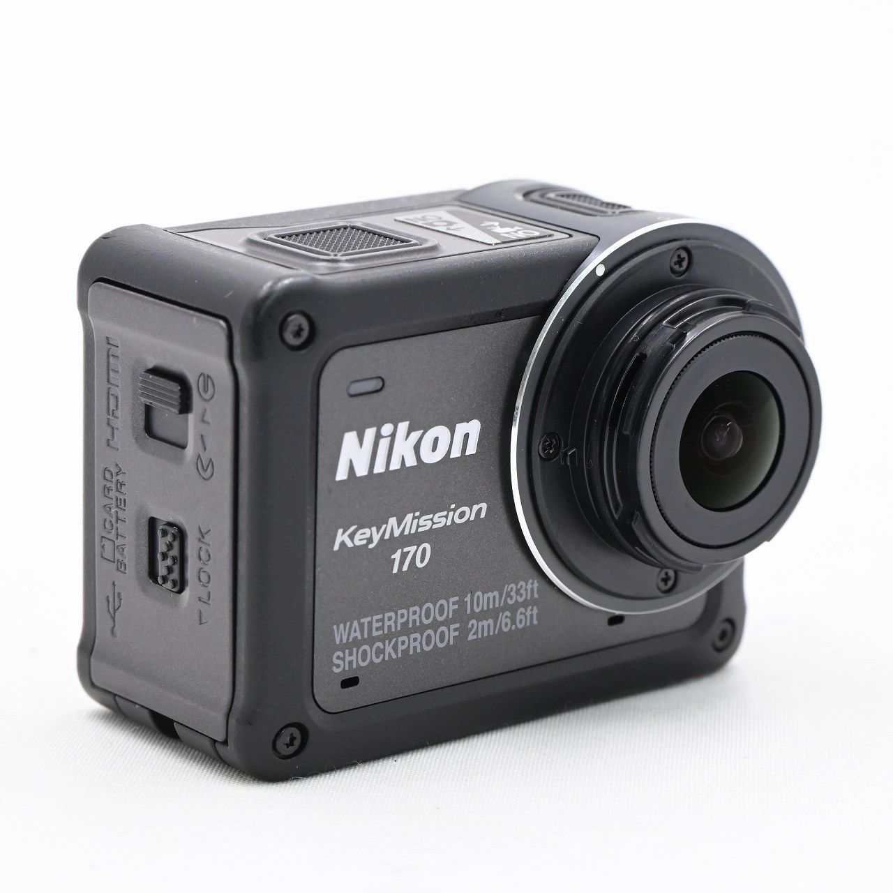 Nikon ニコン KeyMission 170 最高 ブラック ビデオカメラ Nikon ニコン KeyMission 170 最高 ブラック ビデオカメラ