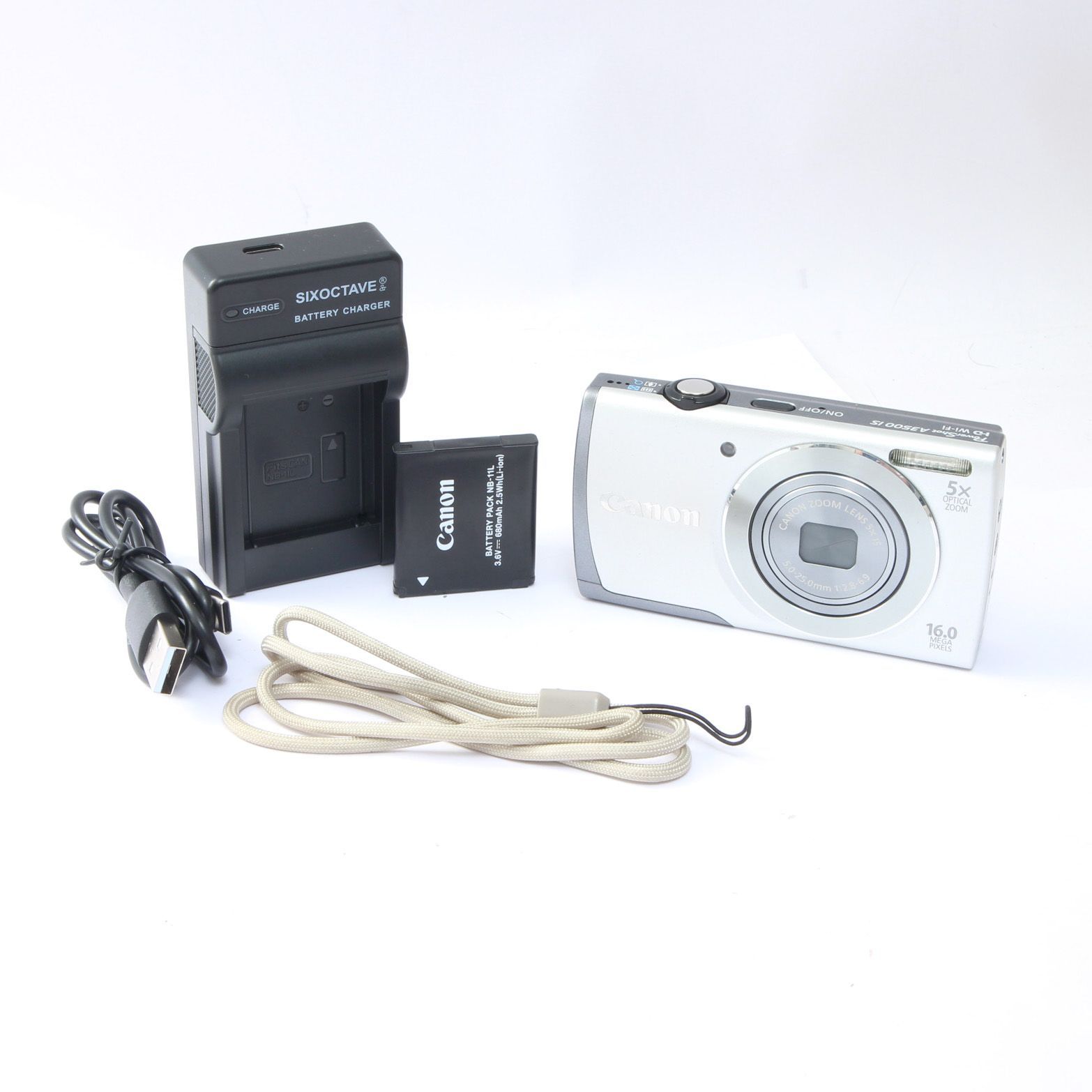 Canon デジタルカメラ PowerShot A3500 IS(パープル) 広角28mm 光学5倍