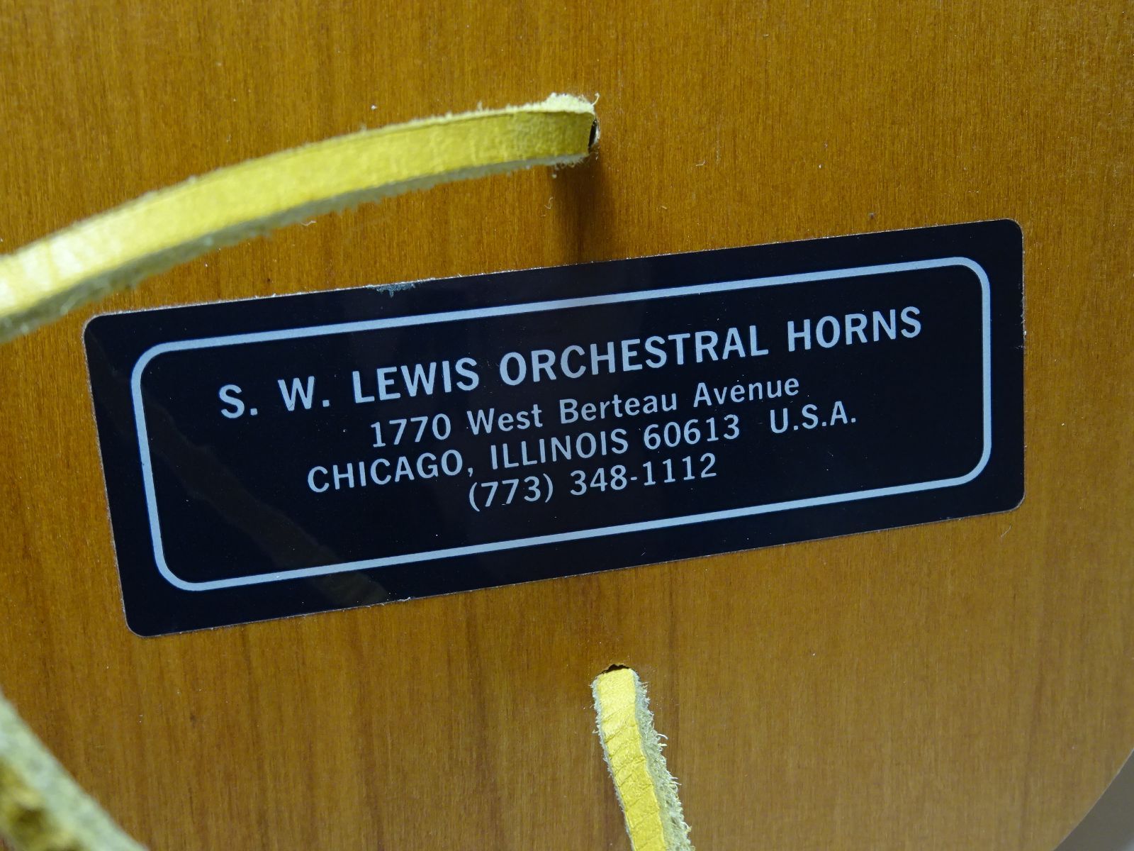 管楽器 ホルン ストレートミュート ルイス(S.W.lewis)