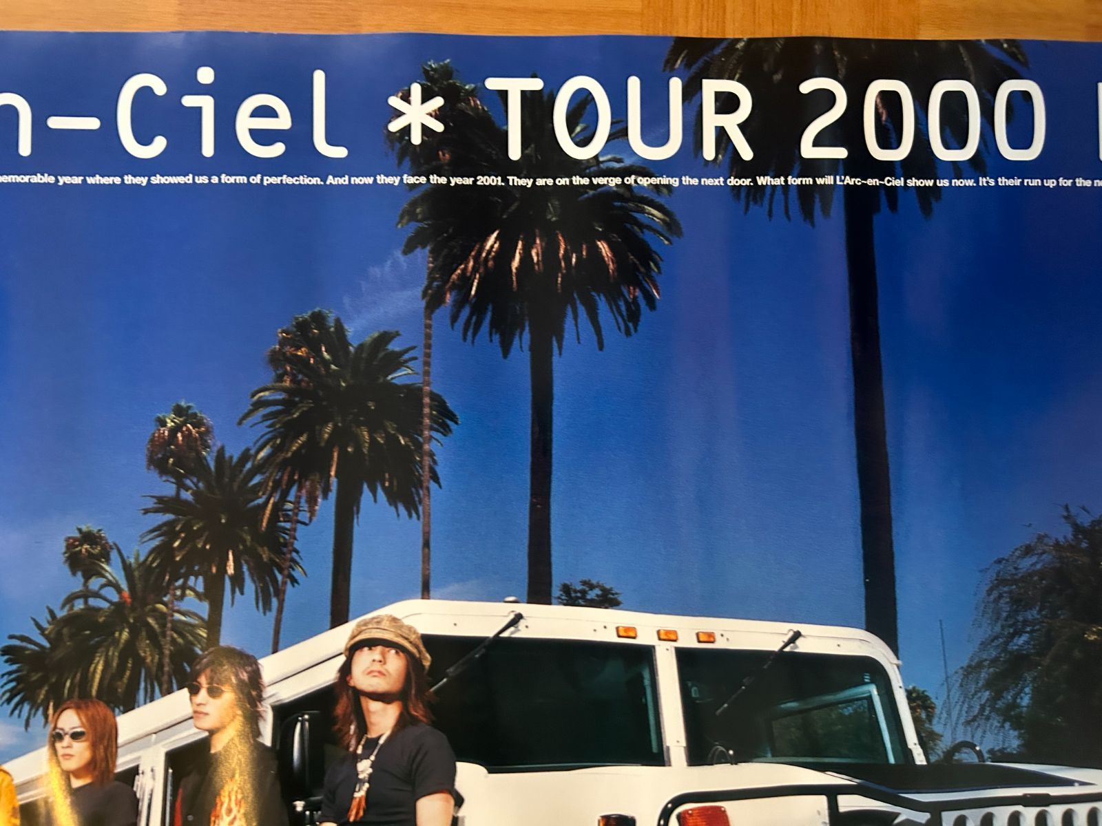 コンサートポスター ロック・アン・セーヌ ラルク アン シエル L'Arc～en～Ciel / TOUR 2000 REAL
